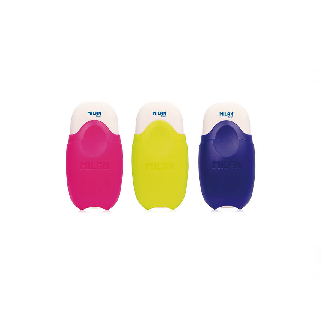 Goma Milan amb funda protectora School assortiment