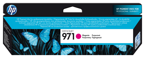 Cartucho de tinta original HP 971 magenta