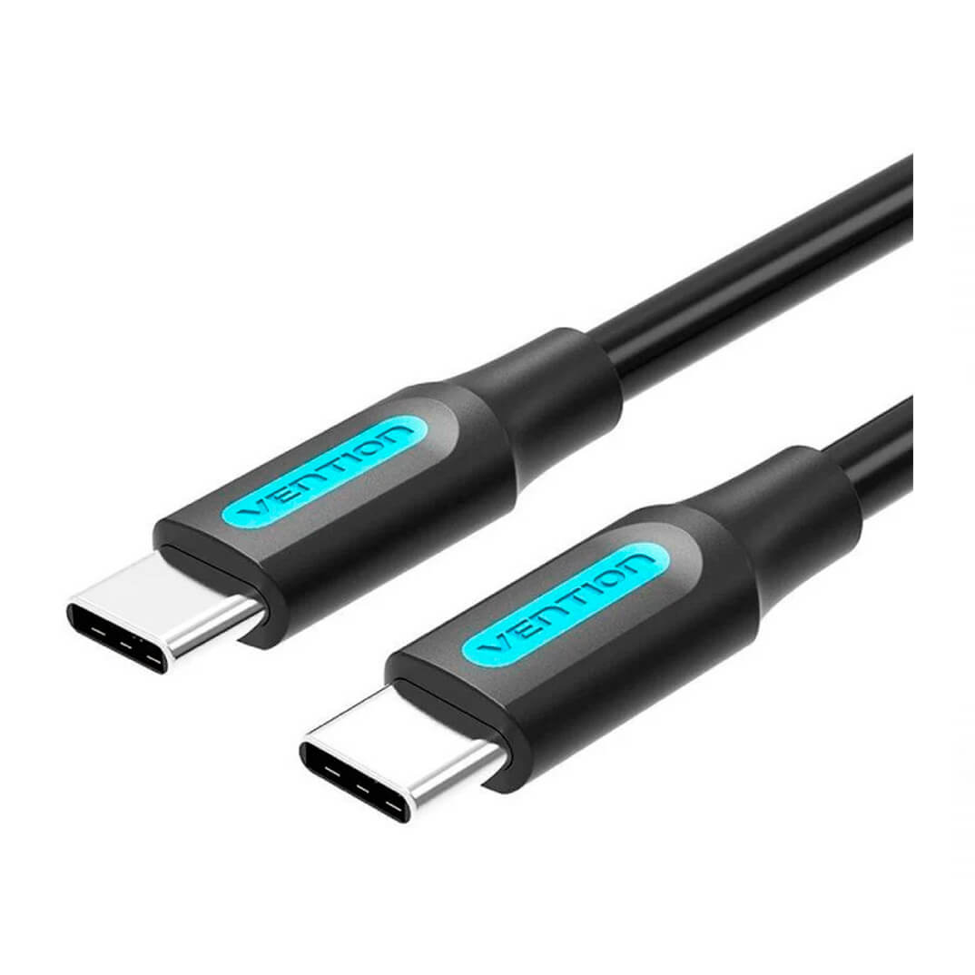 Cable USB 2.0 Tipo-C a Tipo-C 50cm Vention Negro