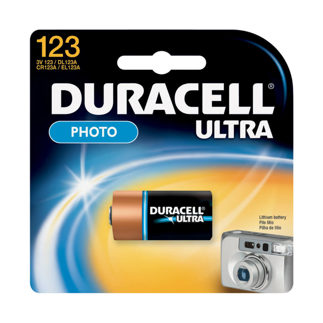 Pila litio 3v CR123A Duracell