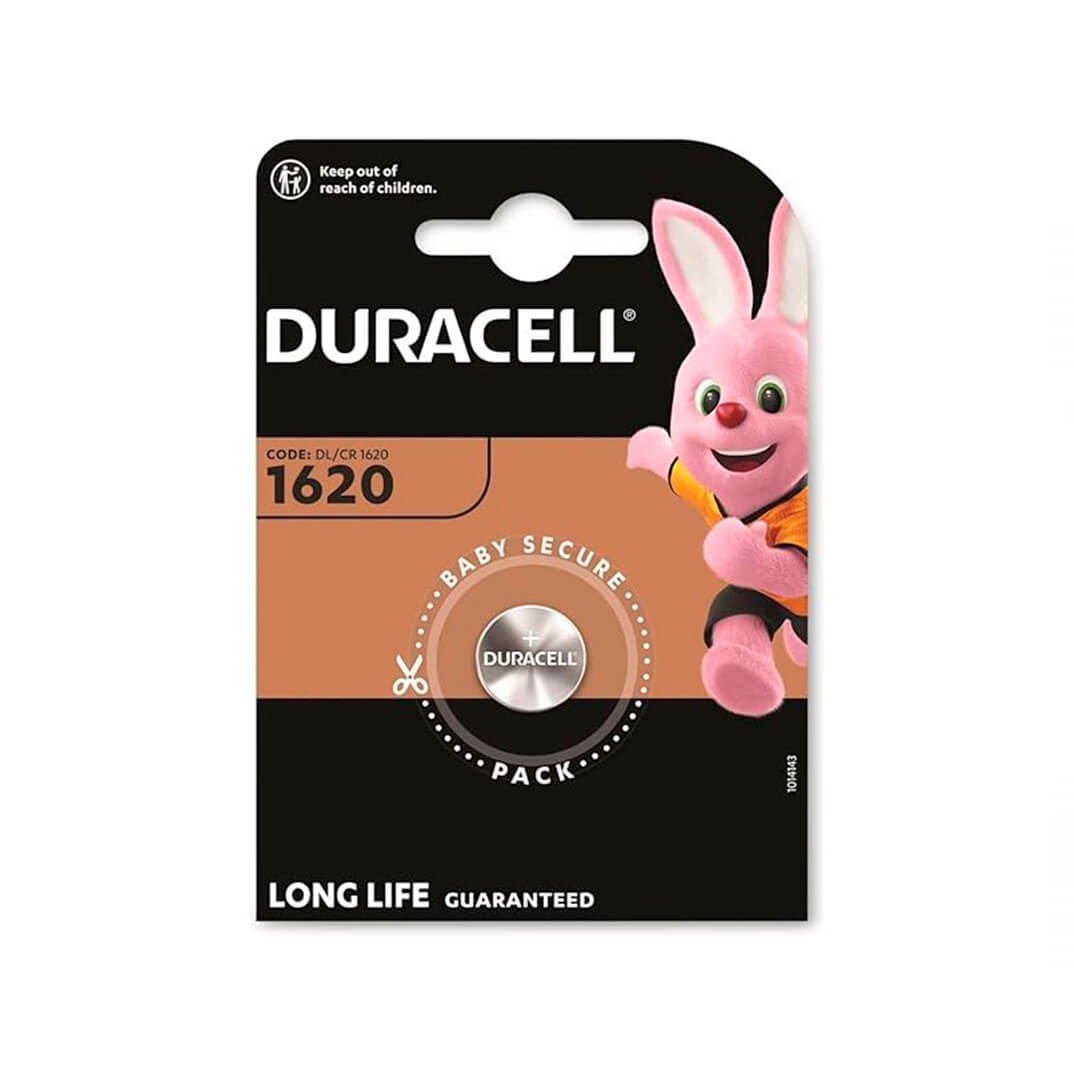 Pila botó Duracell CR1620 3v