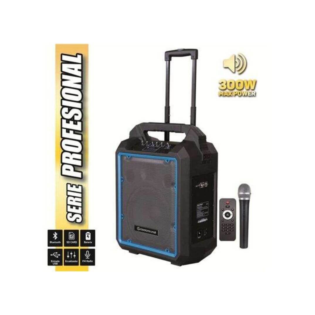 Coolsound Pro altaveu autoamplificador 300W