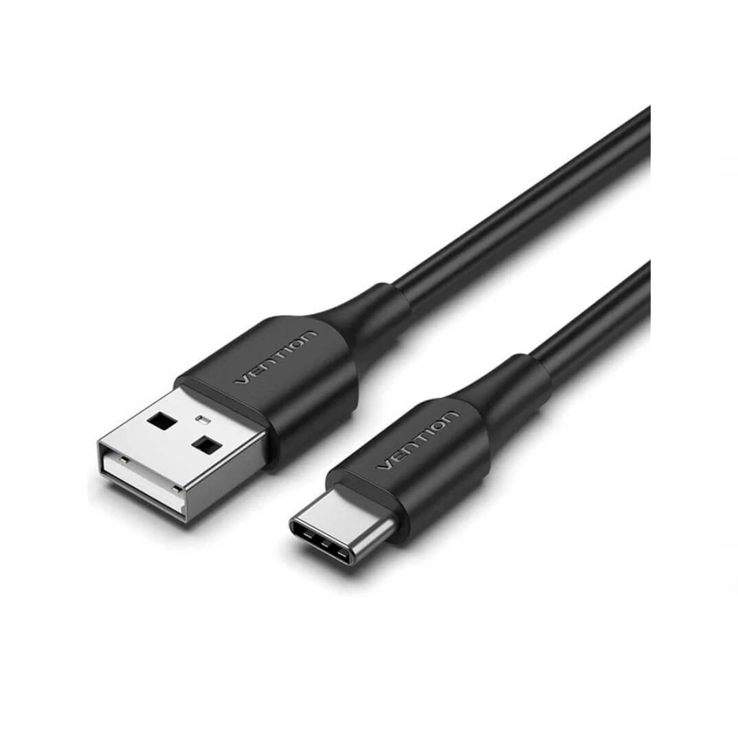 Cable USB 2.0 Tipo-C a USB 50cm Negro Vention
