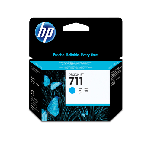 HP cartucho inyección tinta cian 711 29ml
