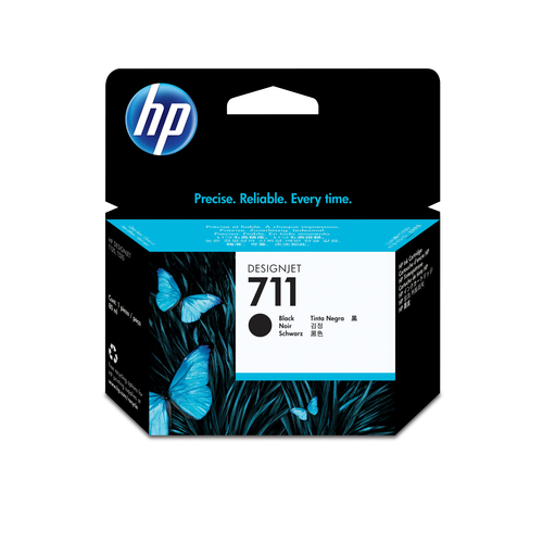 HP cart. inyeccion tinta negra 711 80ml