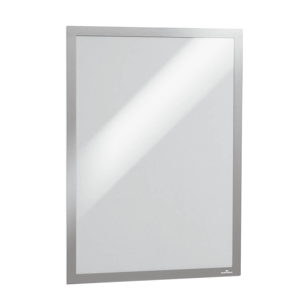 Marco adhesivo Duraframe® A3 plata (pack 2)