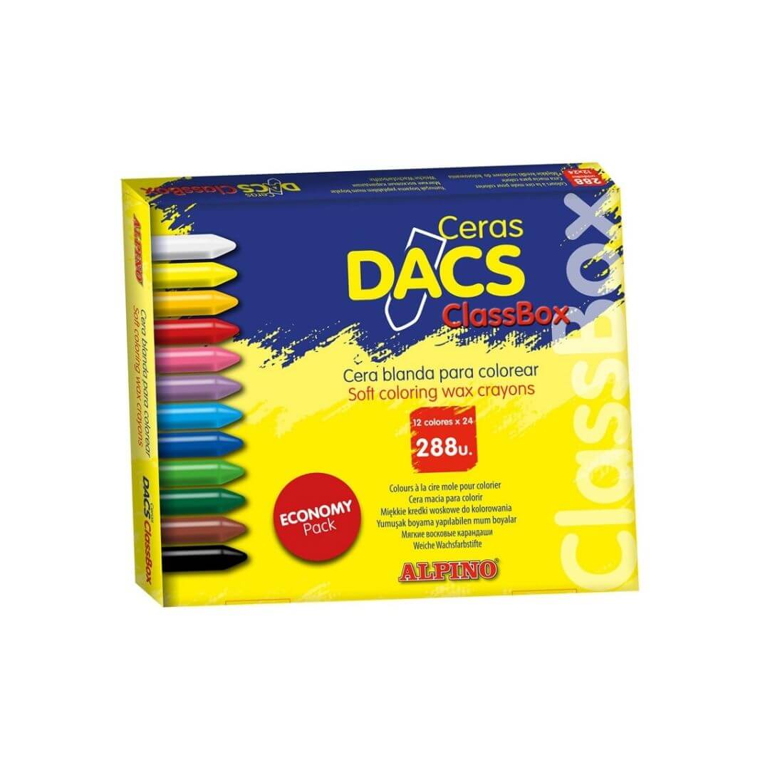 Caja 288 Dacs de colores "Economy pack"