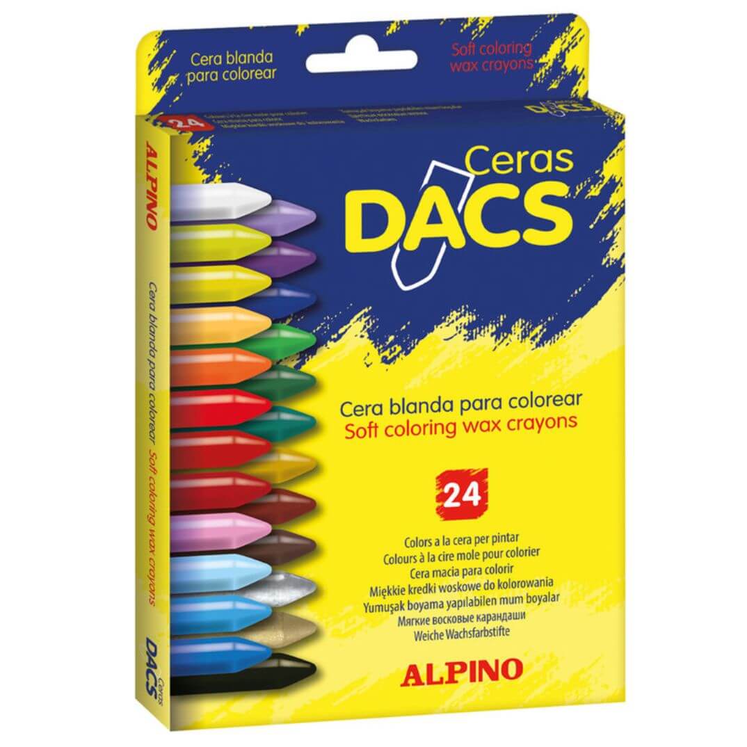 Caixa 24 Dacs colors assortits