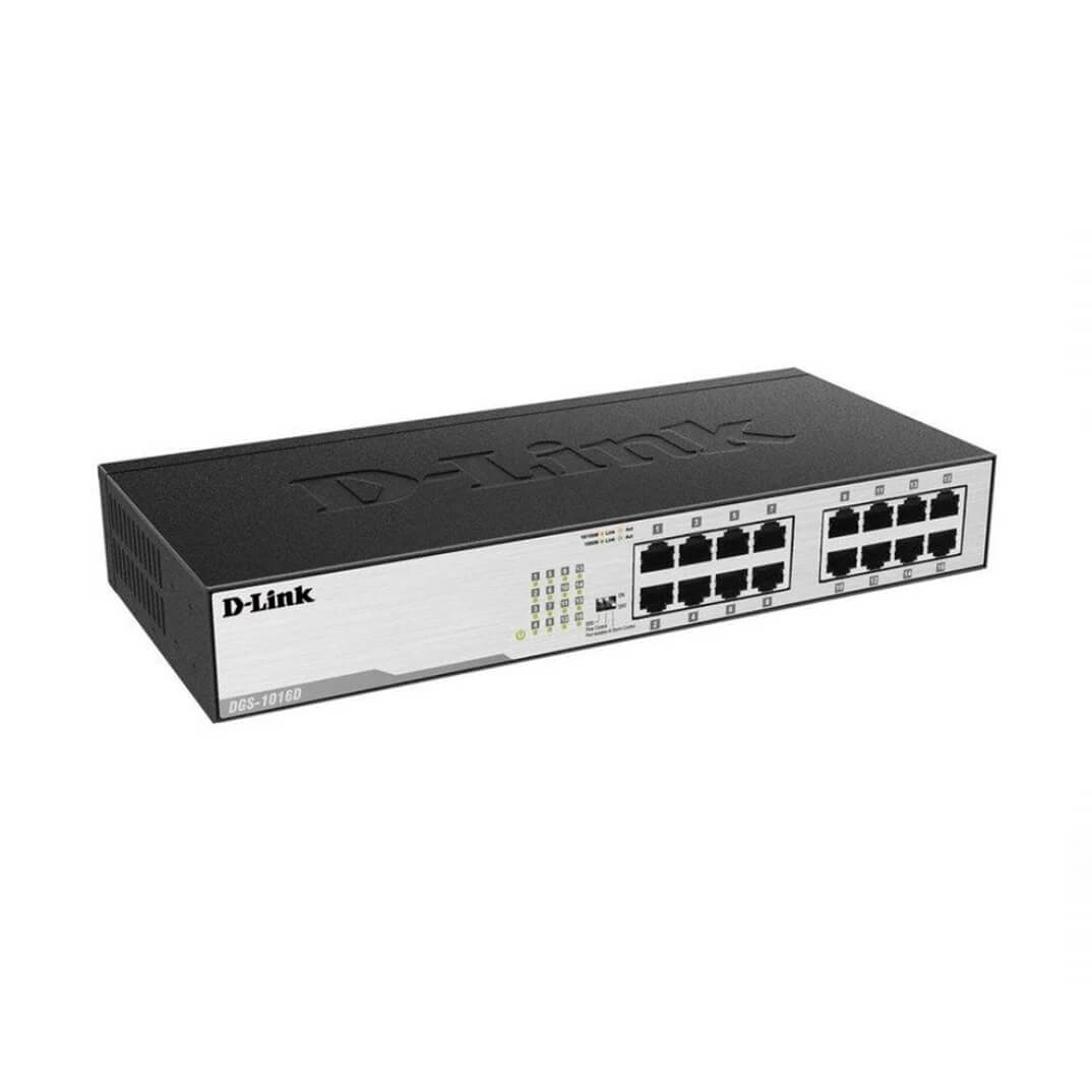 Switch D-Link DGS-1016D 16 Puertos/ RJ-45 Gigabit