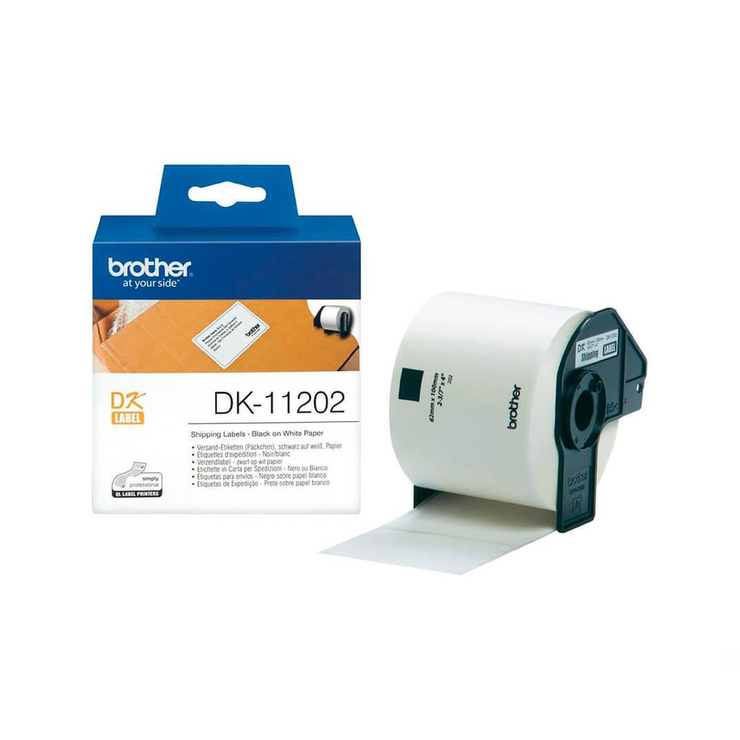 Etiquetes de paper térmic DK11202 enviaments