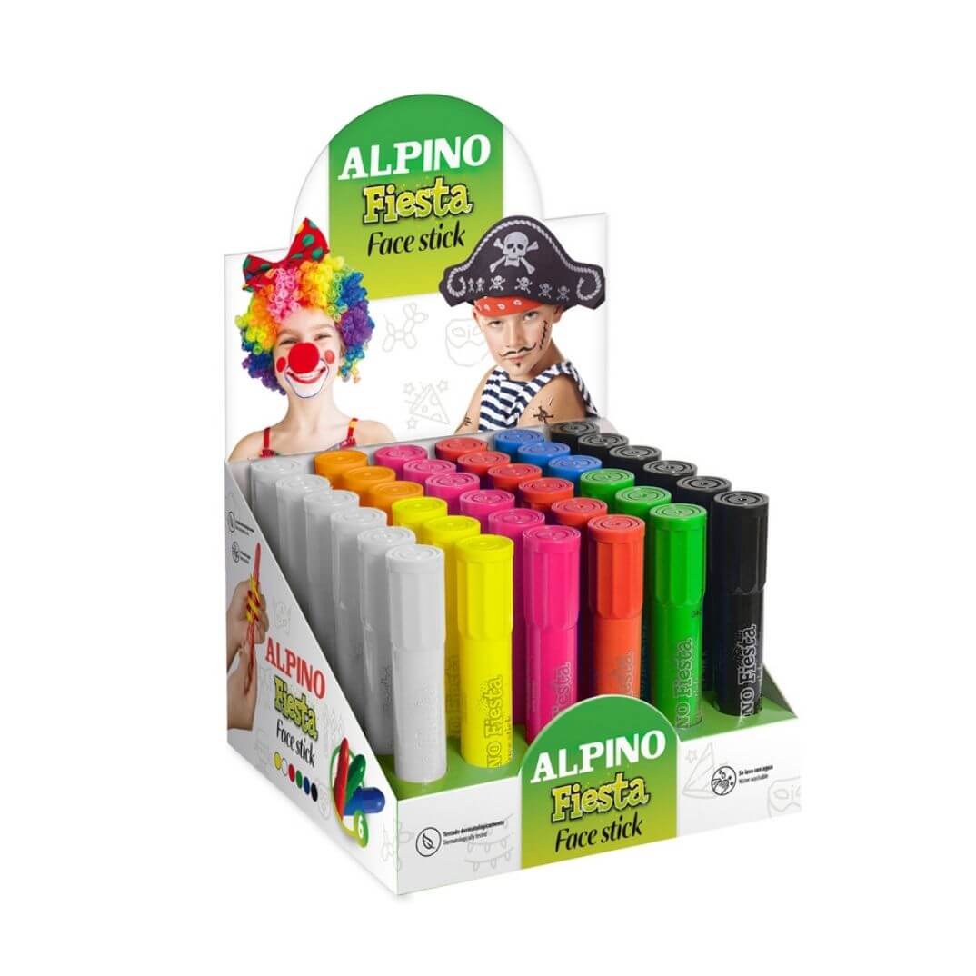 Expositor 36 barres maquillatge face stick