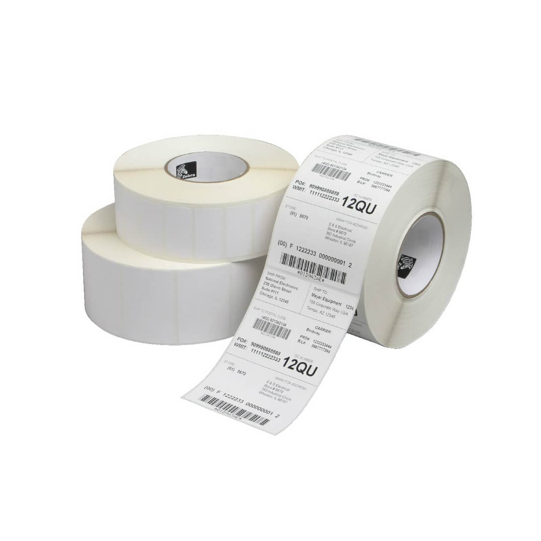 Caixa de 4 rotlles etiqueta Zebra 100x50 tèrmica