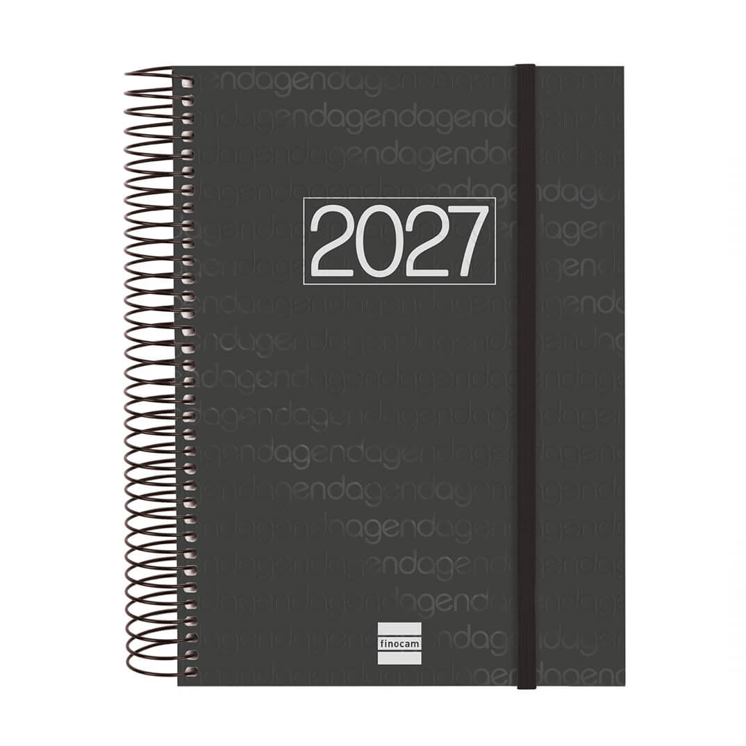 Agenda Finocam Year espiral D/P Cast 155x215mm