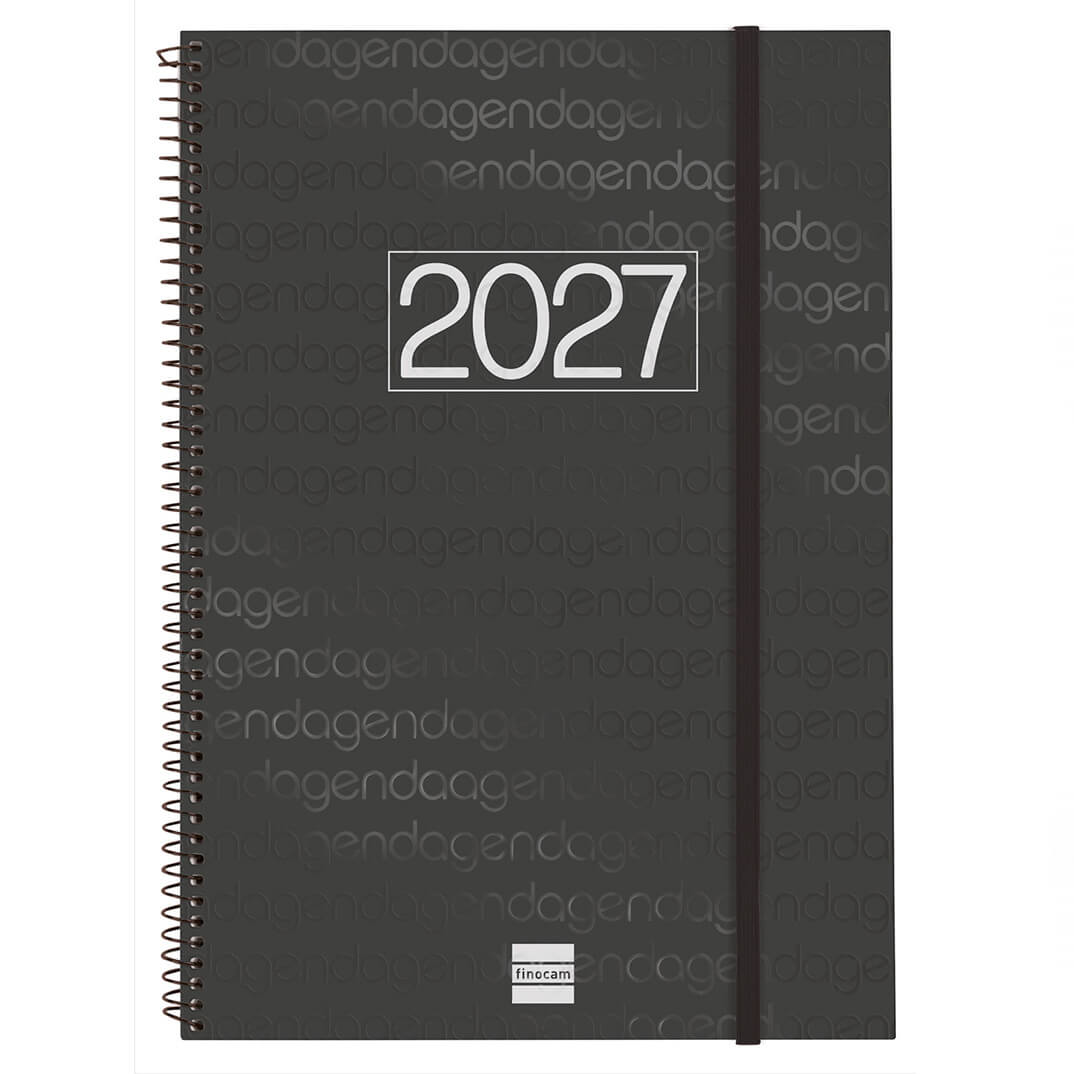 Agenda Finocam Year A4 espiral S/V H Català