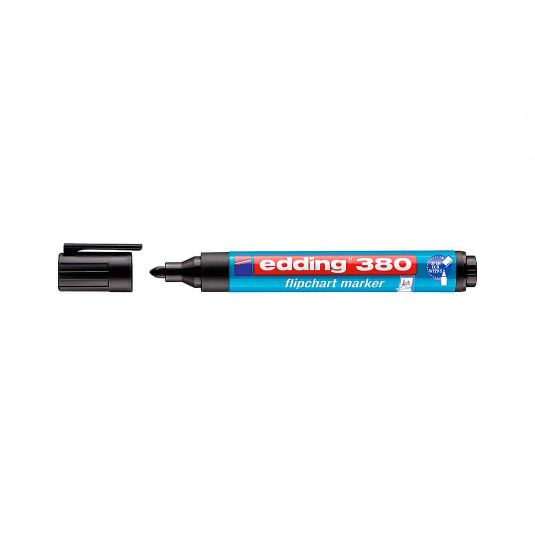 Retolador flipchart edding 380 negre