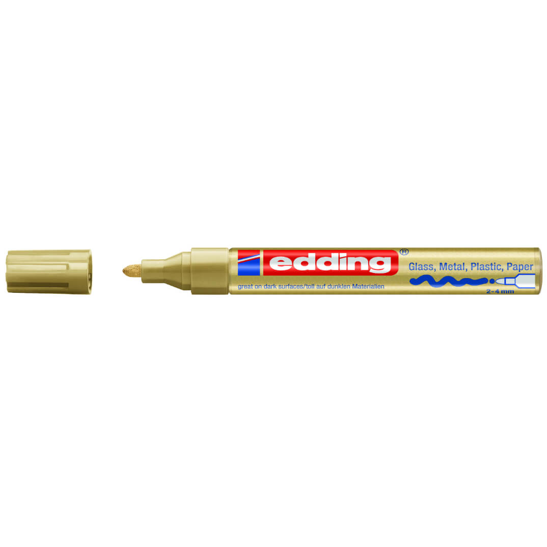 Rotulador edding 750 oro