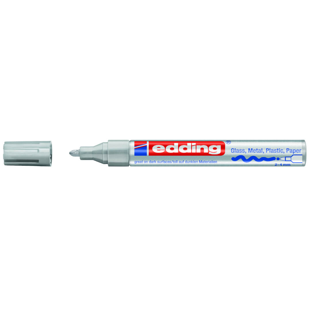 Retolador edding 750 plata