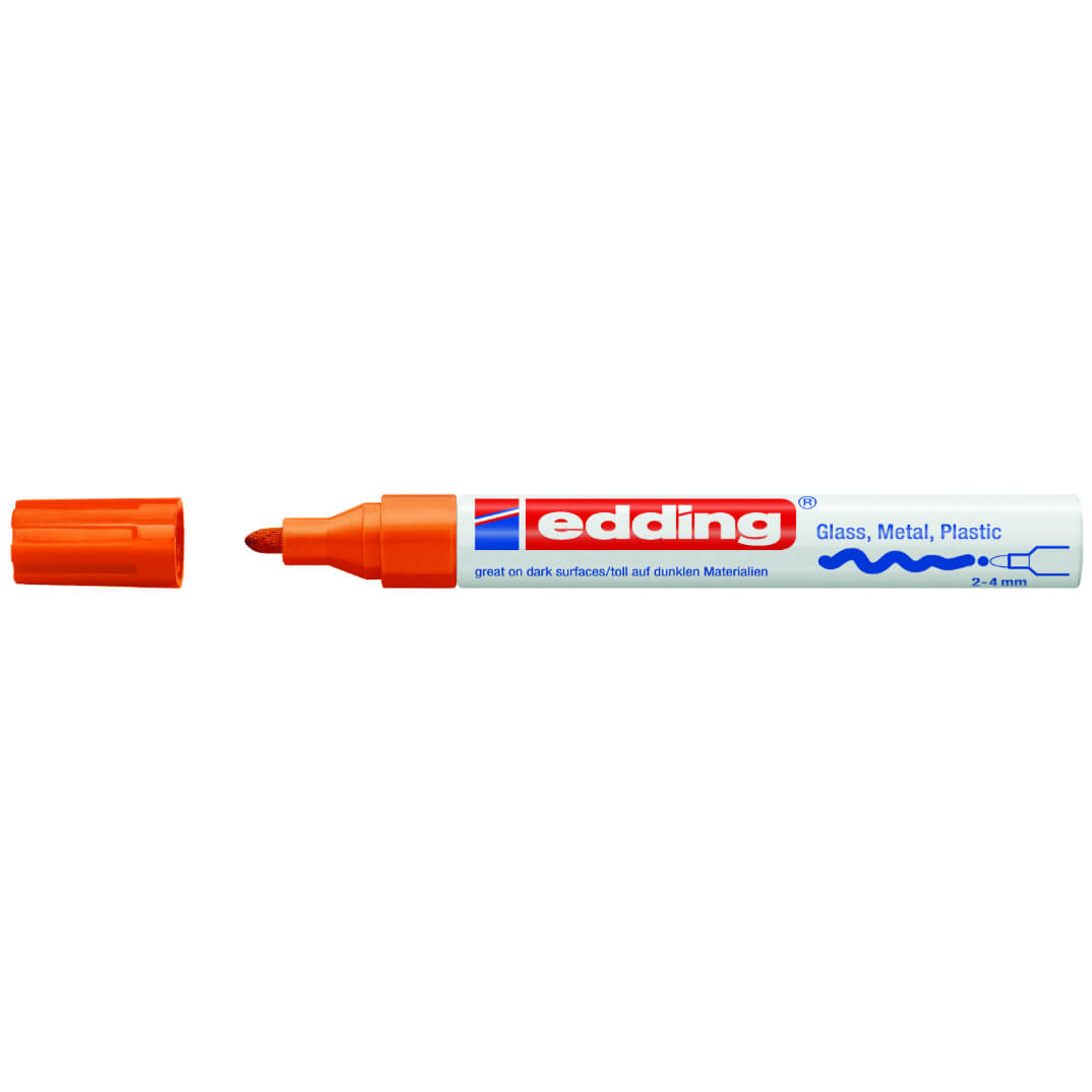 Rotulador edding 750 naranja