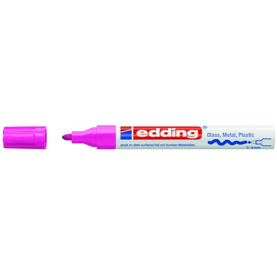 Rotulador edding 750 rosa