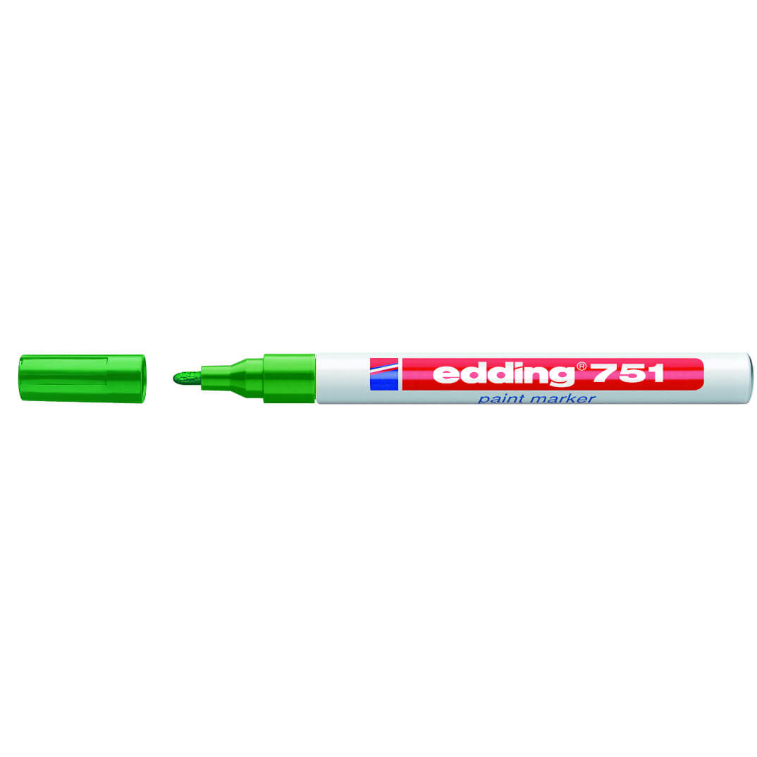 Rotulador edding 751 verde