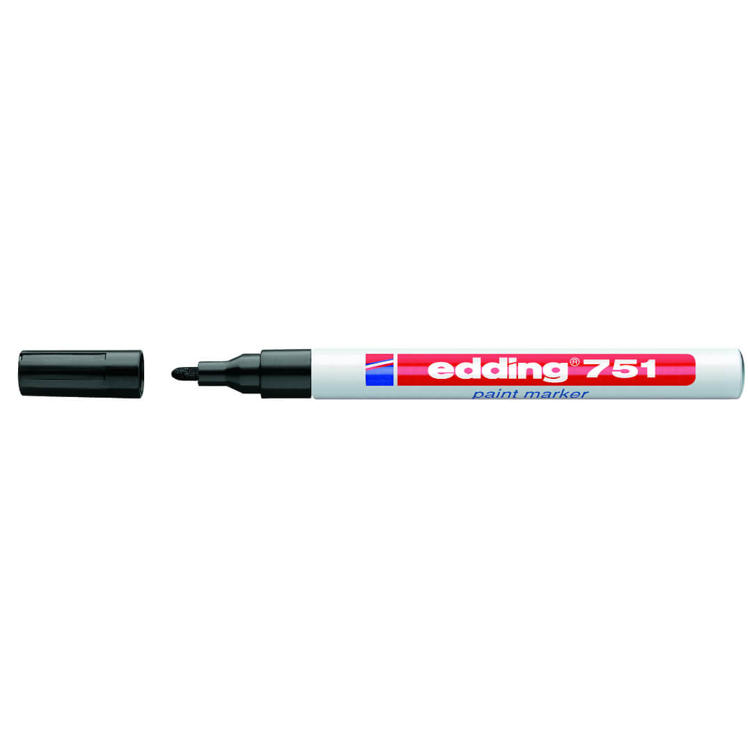 Rotulador edding 751 negro