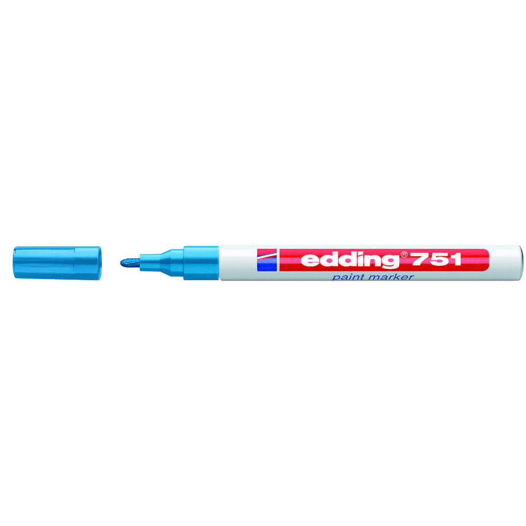 Rotulador edding 751 azul