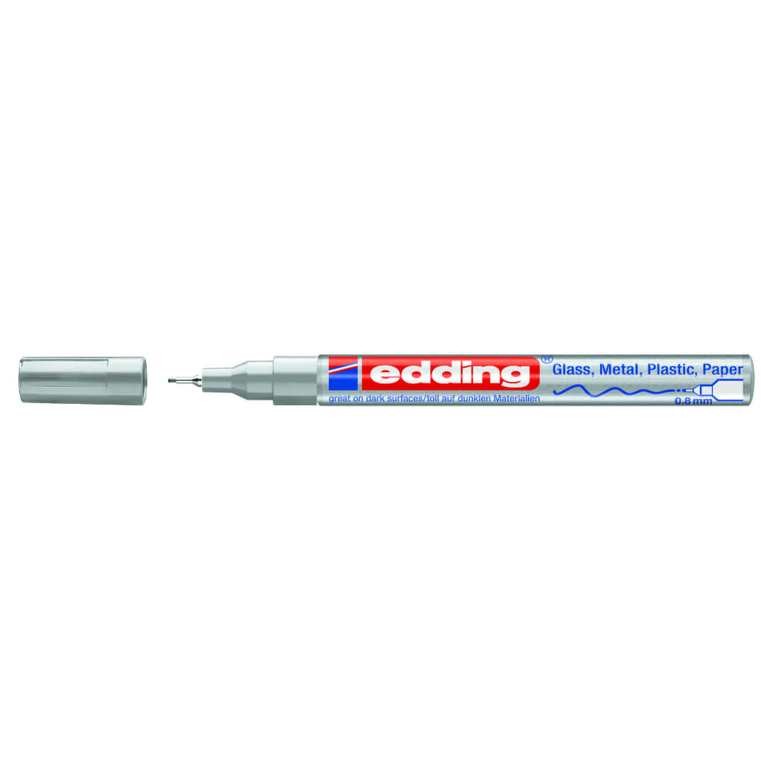 Retolador edding 780 plata