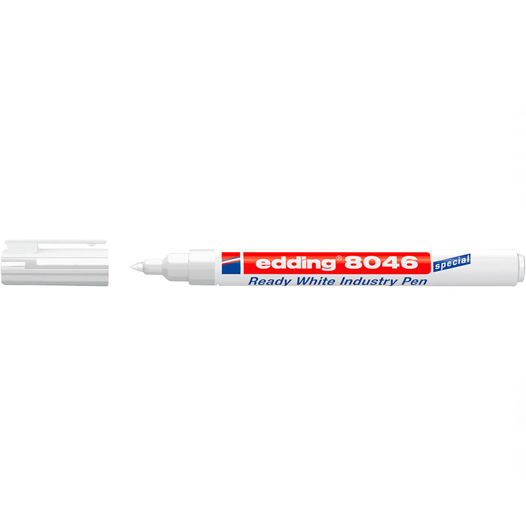 Marcador industrial edding 8046 permanent blanc