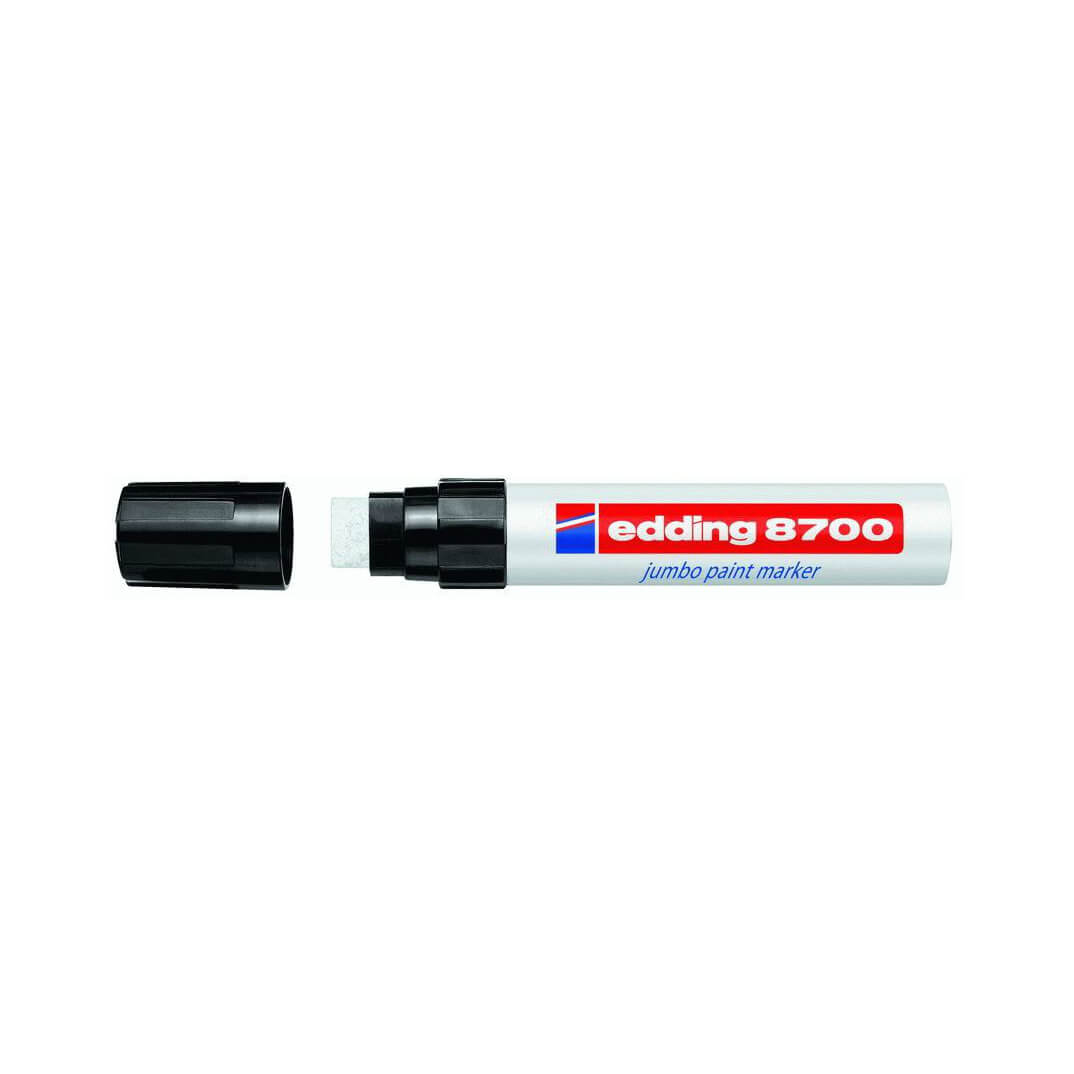 Retolador edding 8700 jumbo paint marker blanco