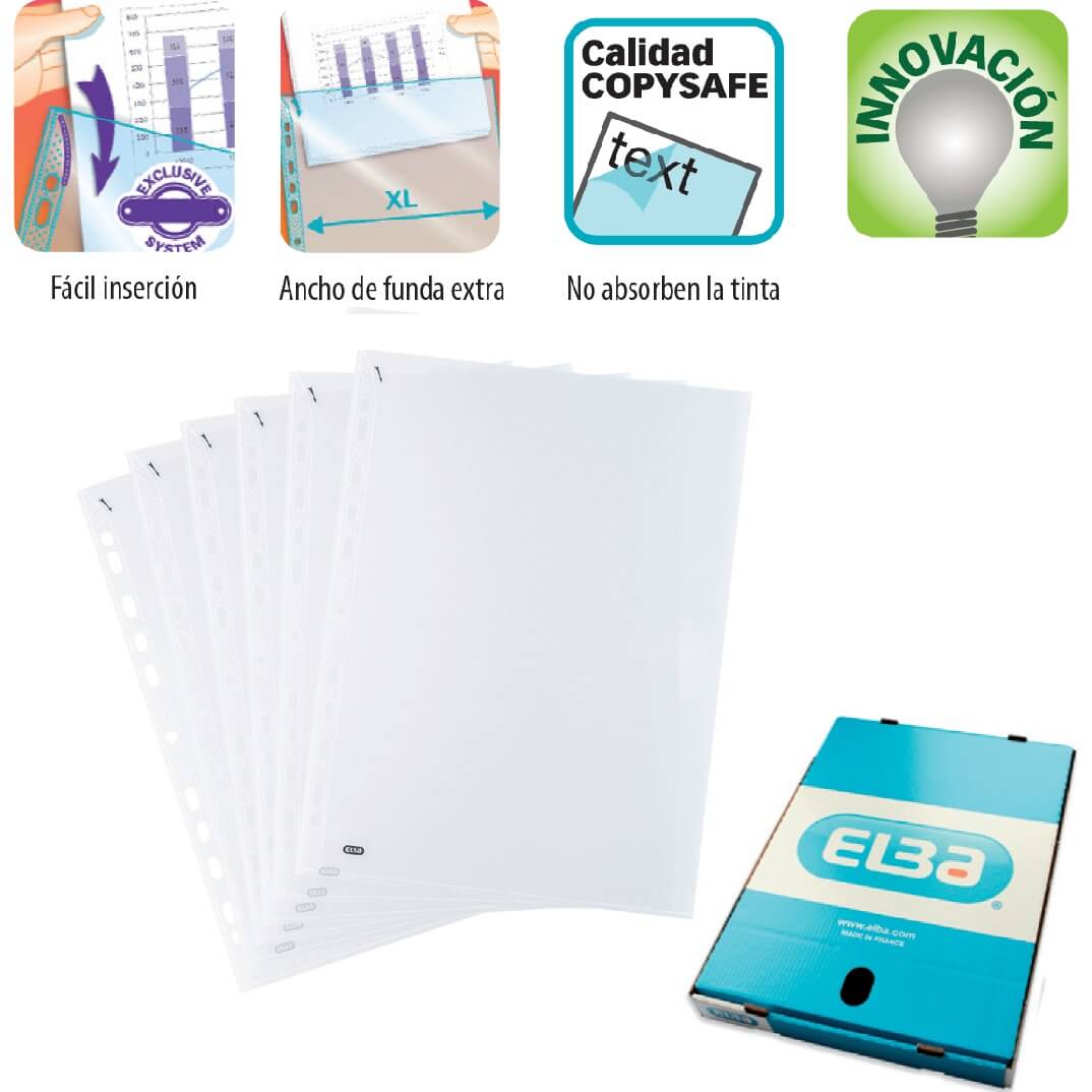 Caixa 100 Fundes A4 multitrepant quick in PPvidre