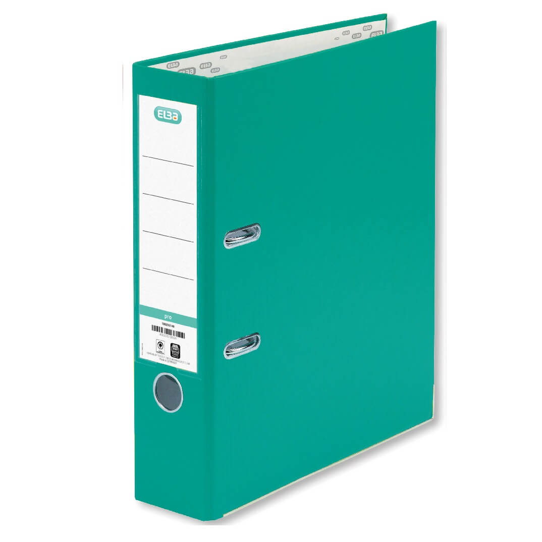 Archivador Elba rado top A4 ancho color turquesa