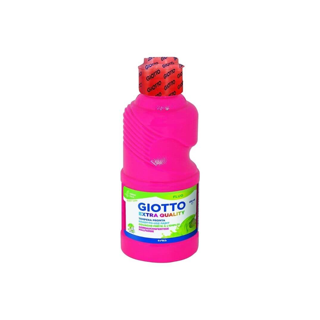 Témpera Giotto Fluor rosa 250 ml