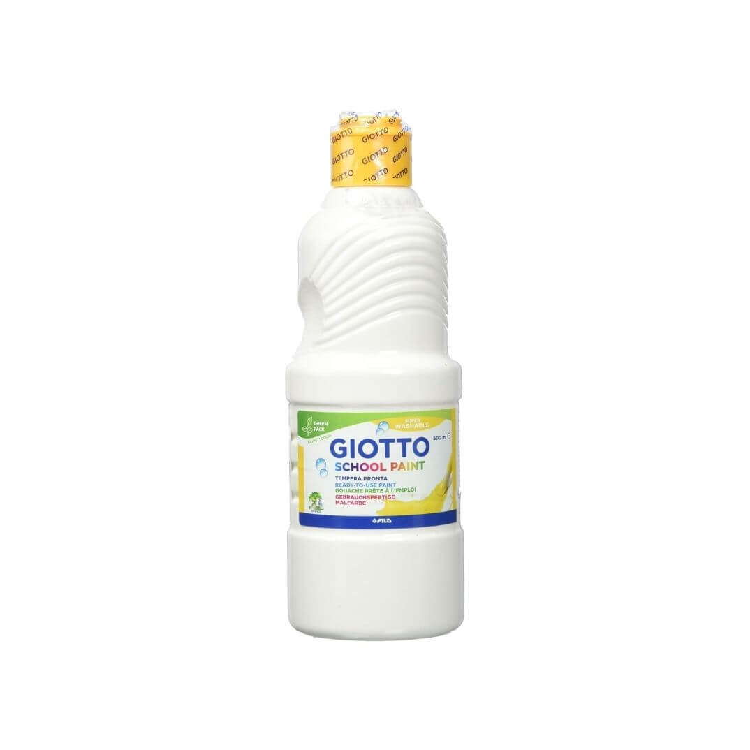 Témpera rentable blanca 500ml Giotto