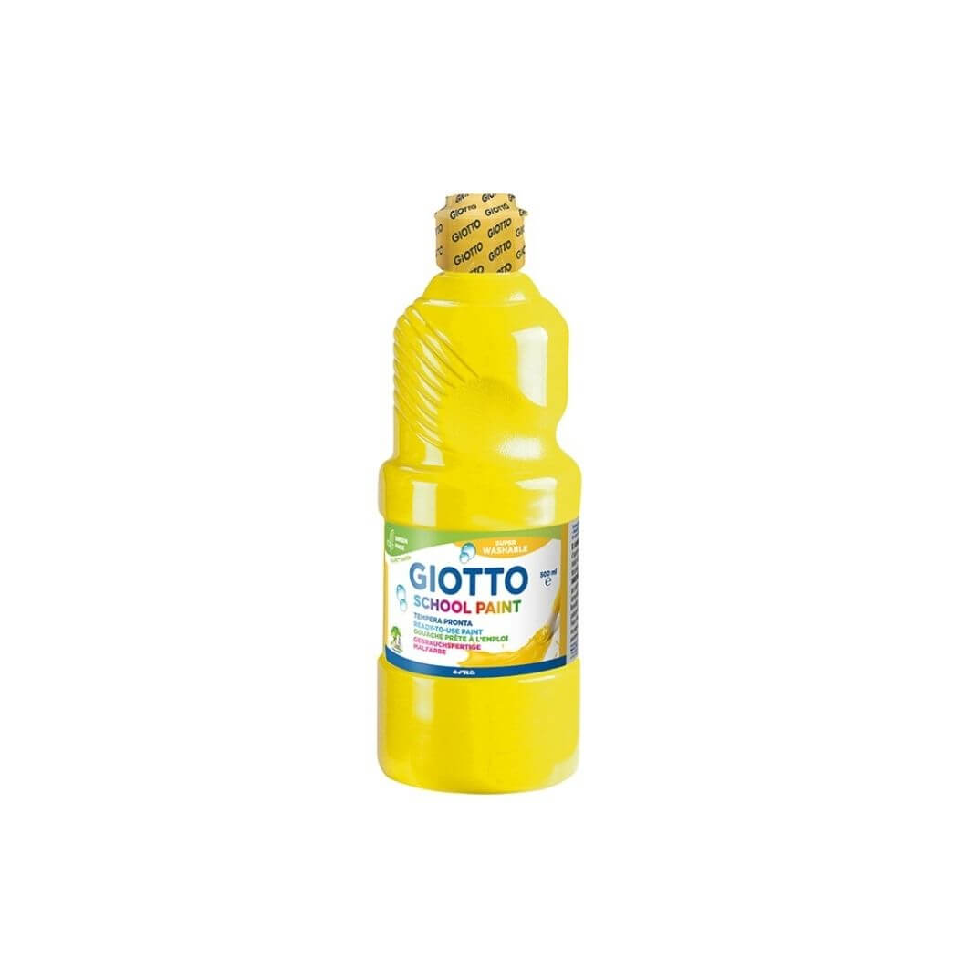 Témpera rentable groga 500ml Giotto