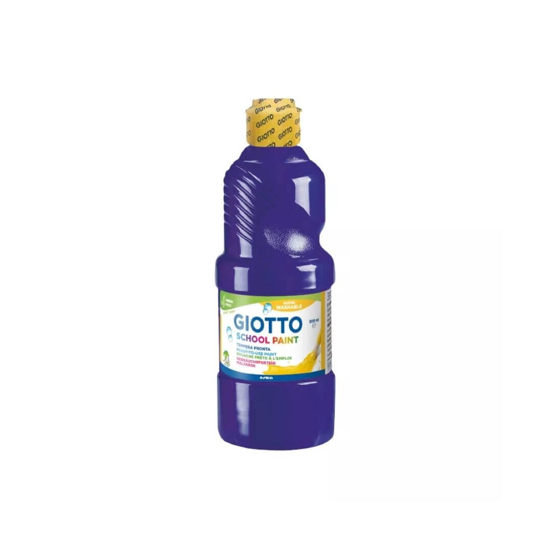 Témpera lavable violeta 500ml Giotto