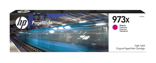 Cartucho tinta HP 973x magenta PageWide