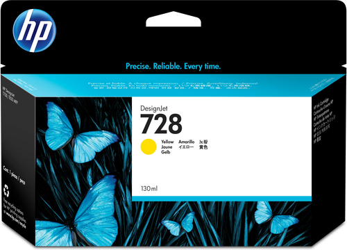HP cartucho amarillo nº728 DesignJet 130 ml