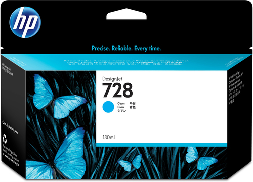 HP cartucho cian nº728 DesignJet 130 ml