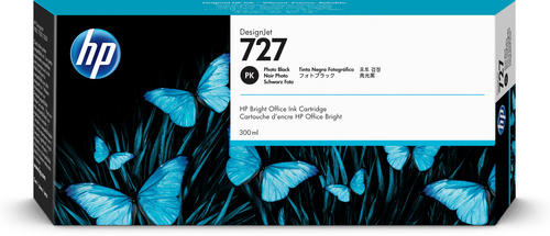 Cartucho de tinta original HP 727 negro
