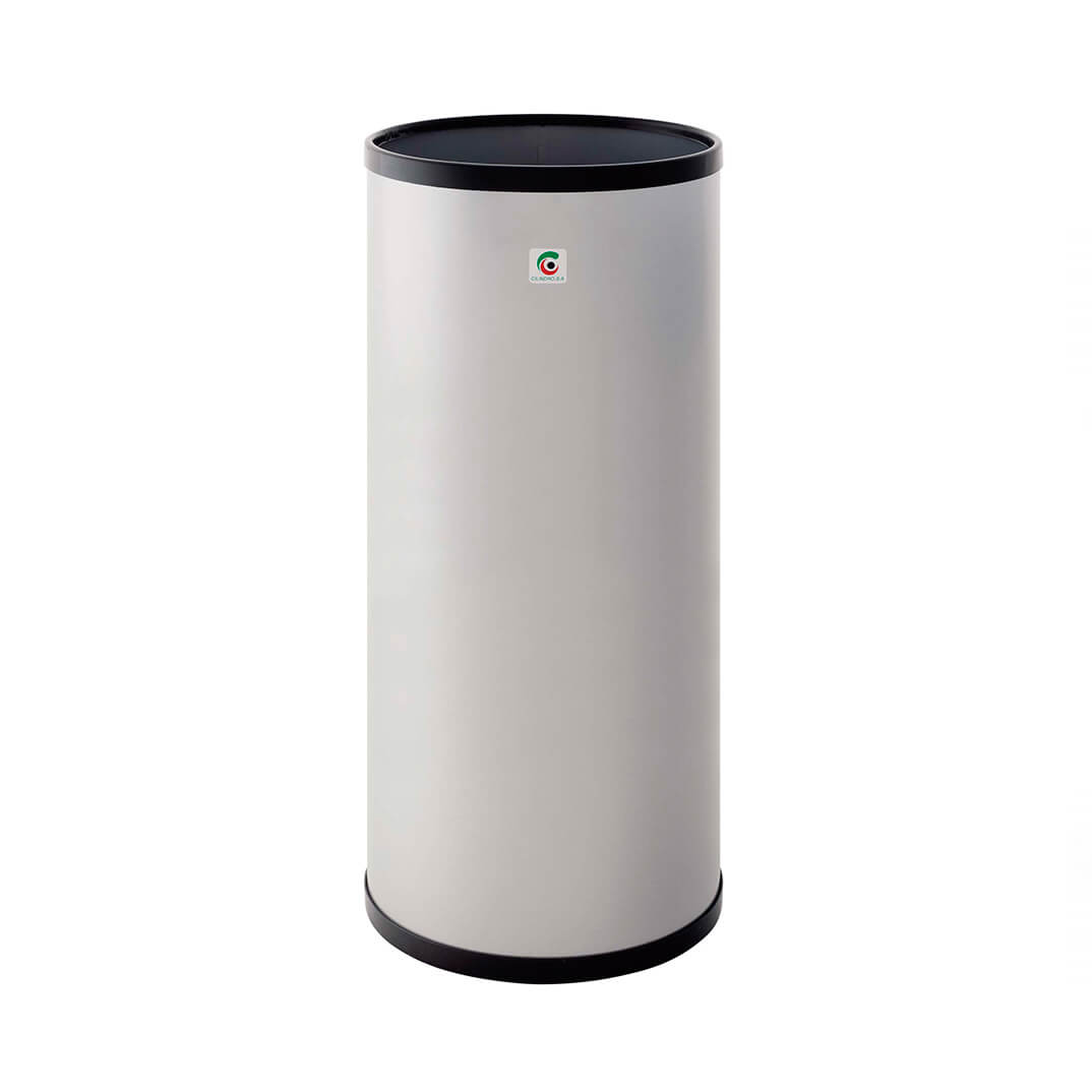 Paragüero metálico plata mate Ral 9006
