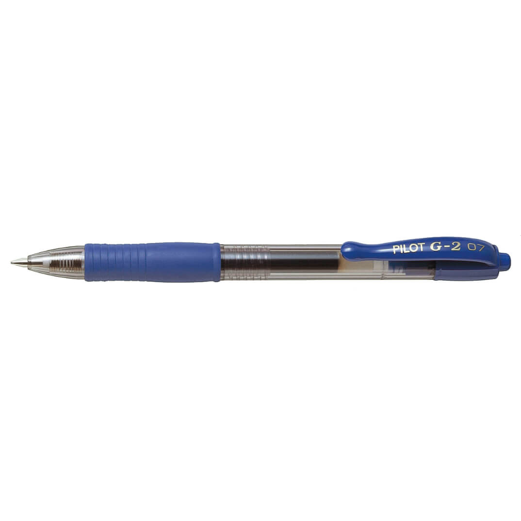 Bolígraf Pilot G2 retràctil tinta de gel blau