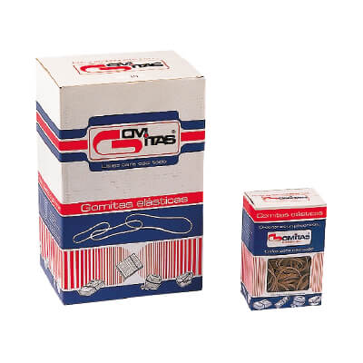 Caja 1kg gomas elásticas 2cm