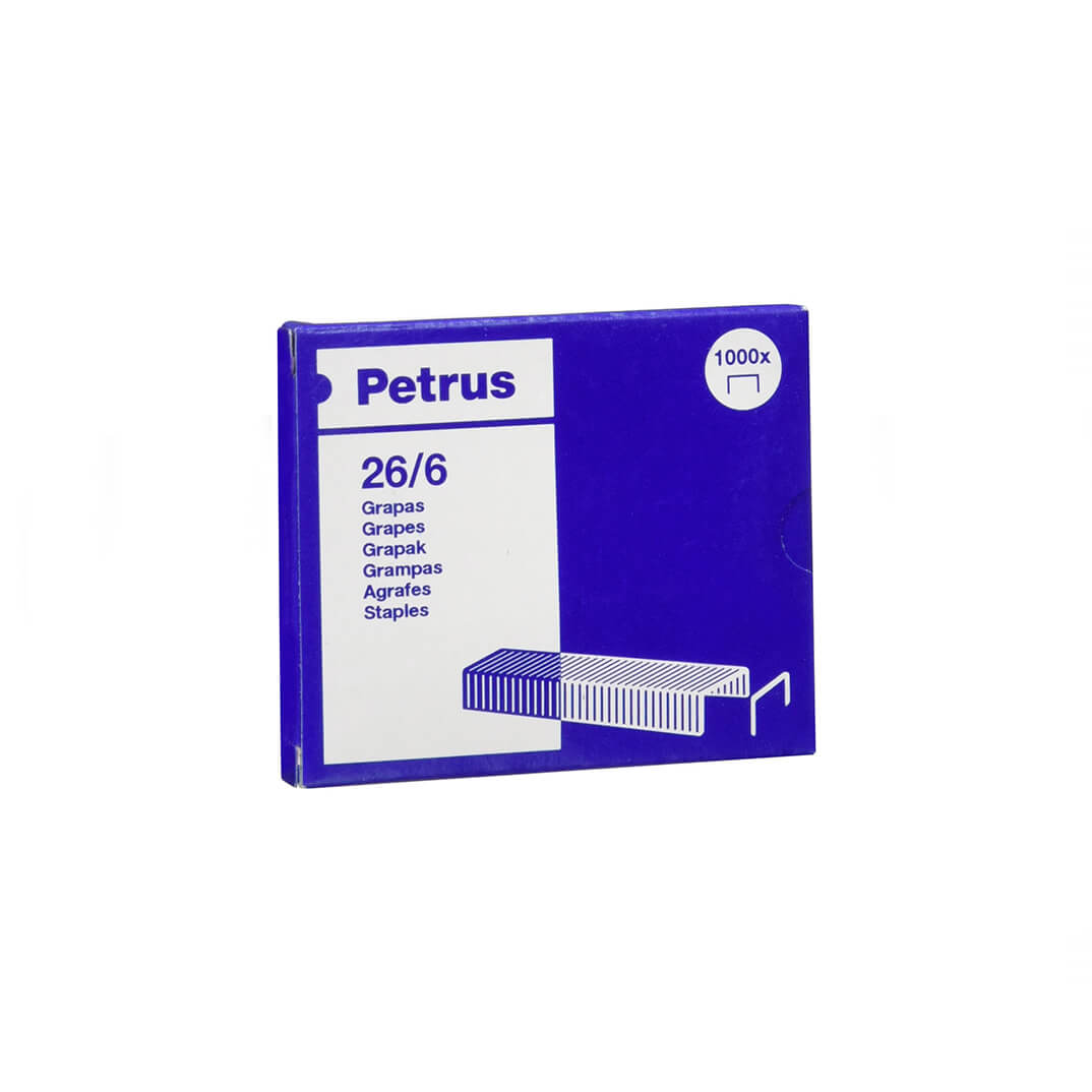 Grapas Petrus 26/6 cobreadas (c/ 1000)