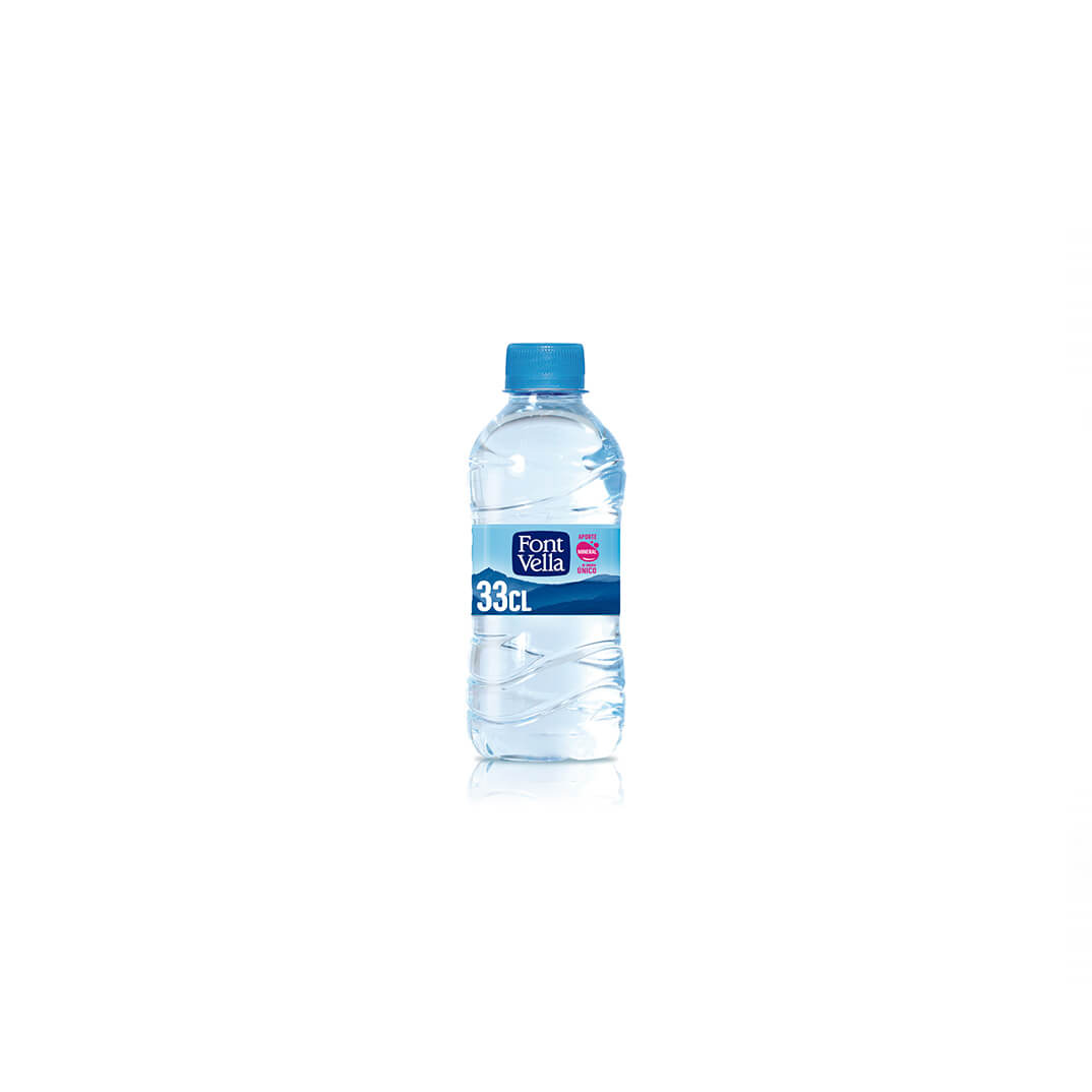 Botella agua Font Vella 330cc (pack 35)