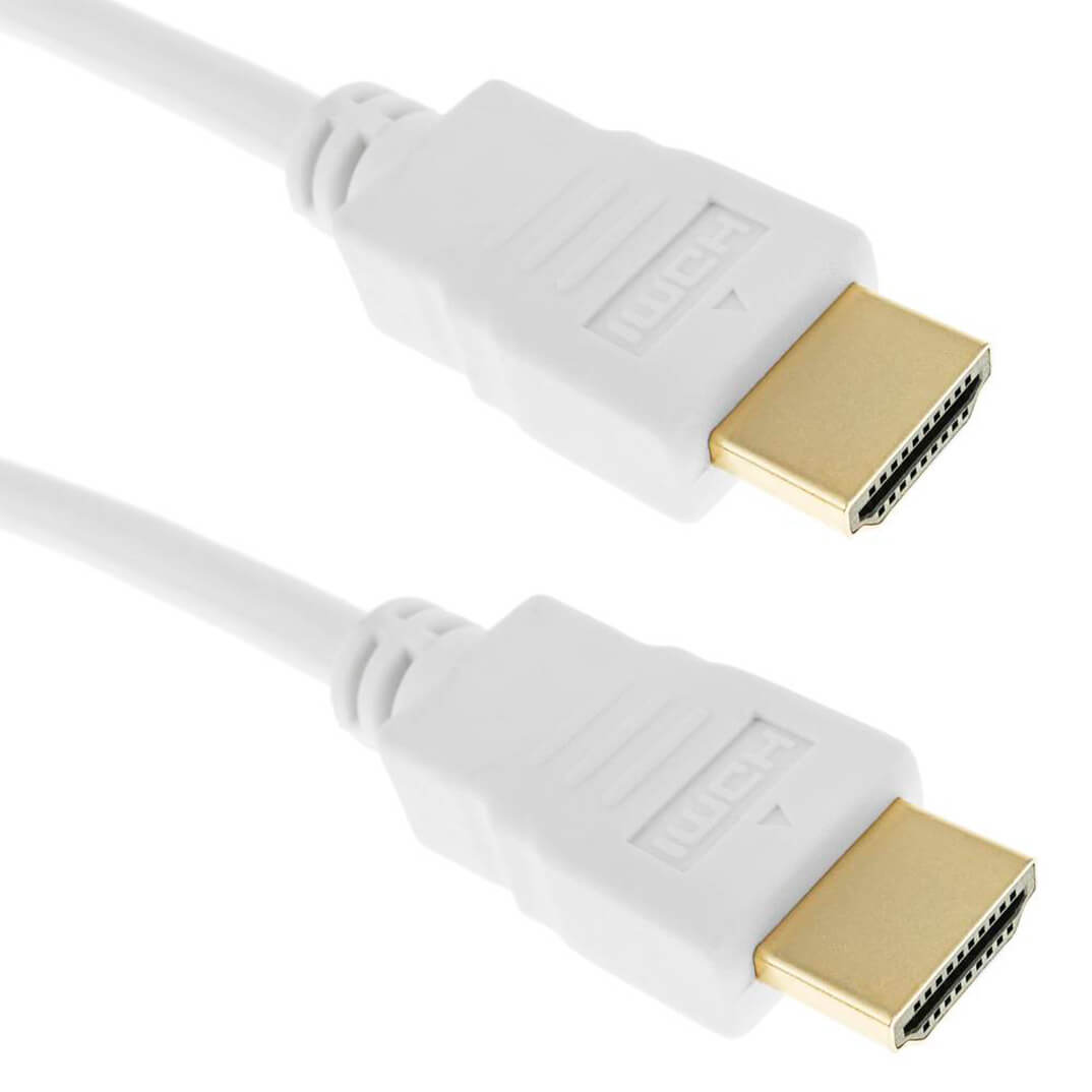 Cable HDMI 1.4 blanco 2 metros