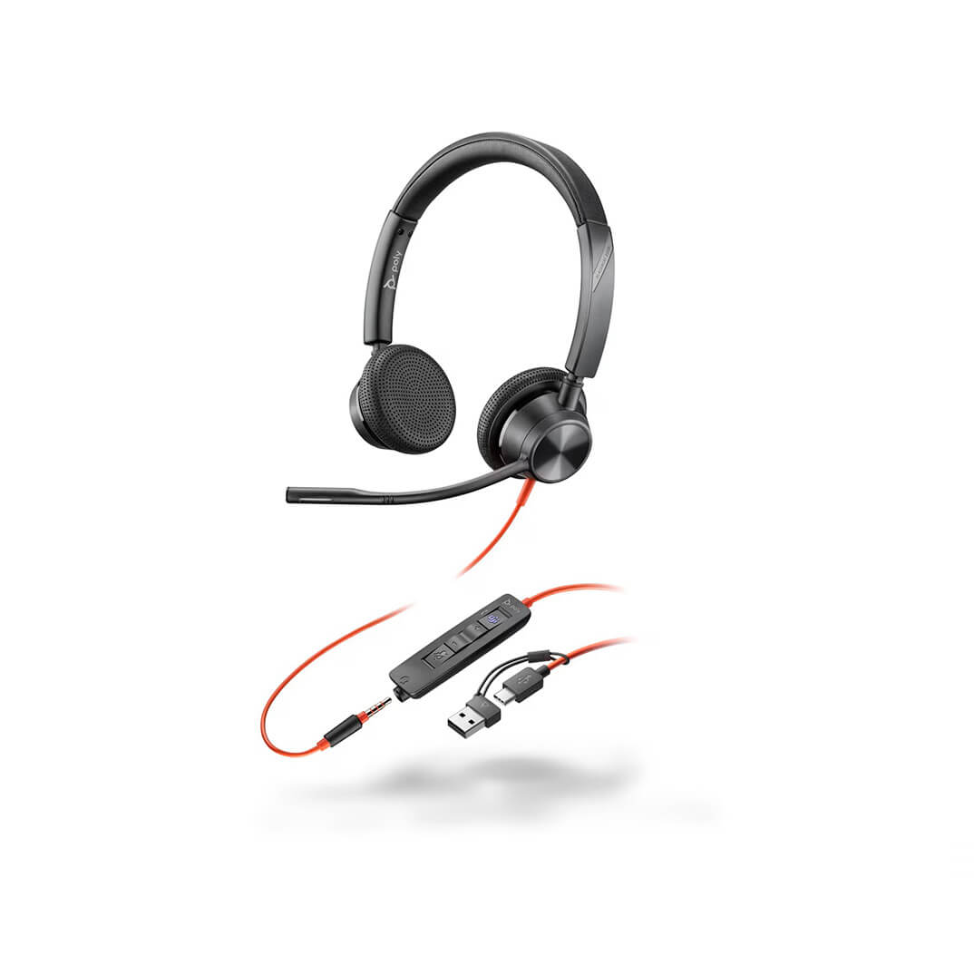 Auriculares Poly 3325 USB-C/A