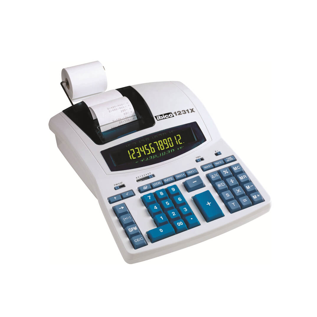 Calculadora impressora Ibico 1231X 12 dígits