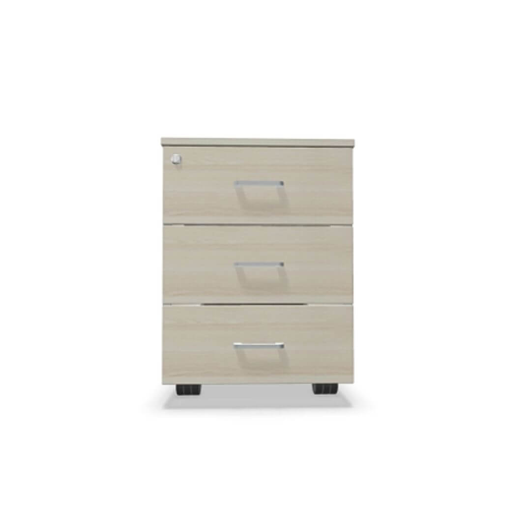 Buck altura mesa 3 cajones (1 archivo) con llave