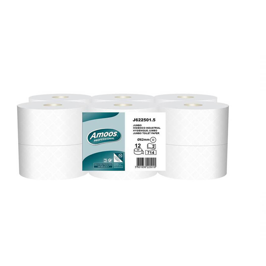 Paper higiènic 2 capes Amoos mini Jumbo