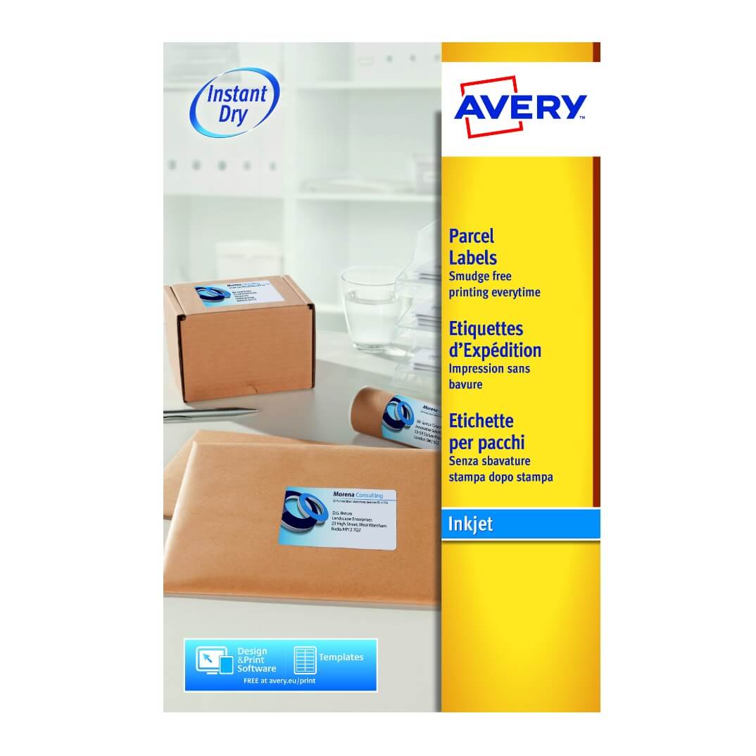 Etiquetas Avery A4 ink-jet 199,6x289,1 blancas